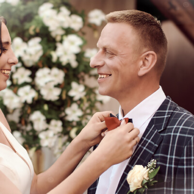 Mini sesja ślubna podczas wesela - reportaż ślubny