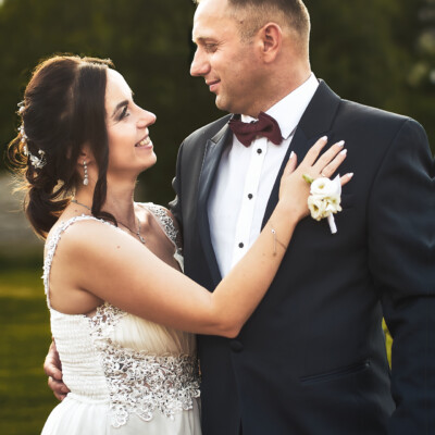 Mini sesja ślubna podczas wesela