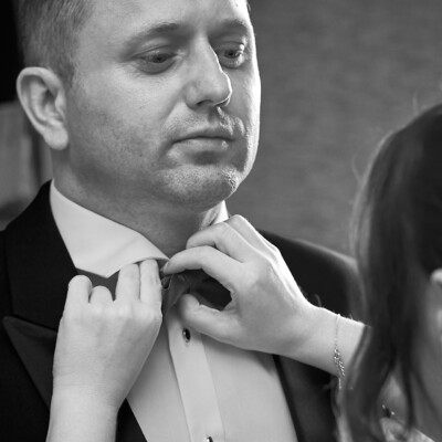 Zdjęcia ślubne - przygotowania Pana młodego